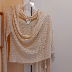 Talbots shrug with sleeves NWOT